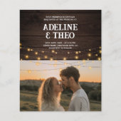 Rustikales Foto Flyer (Vorne)