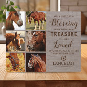 Rustikales Foto Fotoplatte