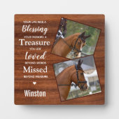 Rustikales Foto Fotoplatte (Vorderseite)