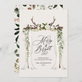 Rustikales Foto fröhlich und strahlend schicke Tau Save The Date (Vorne/Hinten)