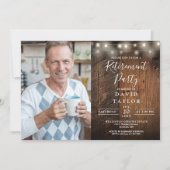 Rustikales Foto für das Party "Ruhestätte" von Hol Einladung (Vorderseite)