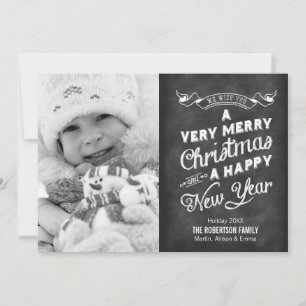 Rustikales Foto für die Karton-Karton-Karton Feiertagskarte