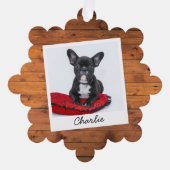 Rustikales Foto für Haustiere Ornament Karte (Vorderseite)