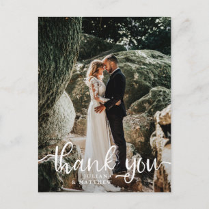 Rustikales Foto für Hochzeiten Postkarte