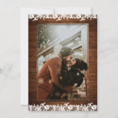 Rustikales Foto für Hochzeitsfeiern Einladung (Vorderseite)