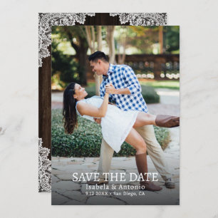 Rustikales Foto für Hochzeitsfeiern Save The Date