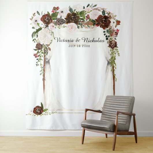 Rustikales Foto für Hochzeitsfeiern Wandteppich (Beispiel)