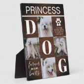 Rustikales Foto für Holzhunde Fotoplatte (Seite)