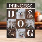 Rustikales Foto für Holzhunde Fotoplatte