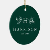 Rustikales Foto für Monogramm-Jäger Keramik Ornament (Rechts)