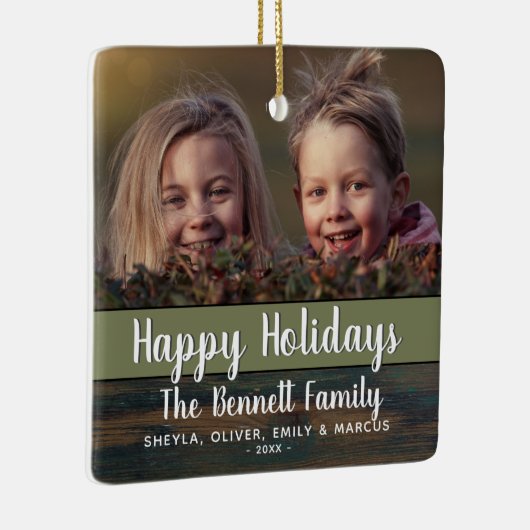 Rustikales Foto für Wohn-Urlaub Keramikornament (Rechts)