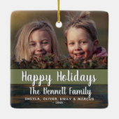 Rustikales Foto für Wohn-Urlaub Keramikornament (Rückseite)