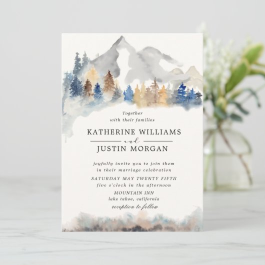 Rustikales Foto Hochzeit (Stehend Vorderseite)