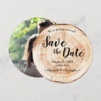 Rustikales Foto - Hochzeit Save the Date