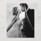 Rustikales FOTO Hochzeitsankündigung oder Einladun (Rückseite)