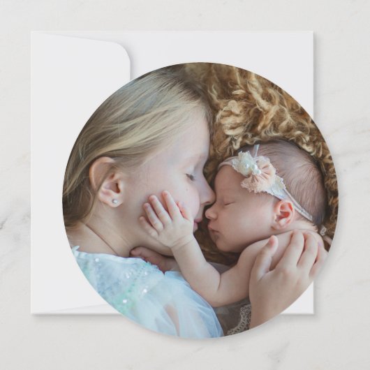 Rustikales Foto Holz Frohe Weihnachtsgrün Einladung (Rückseite)