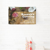 Rustikales Foto Holzpappe Charcuterie Catering Banner (InSitu)