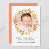 Rustikales Foto im Herbst Ankündigung (Vorne/Hinten)