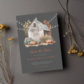 Rustikales Foto in Aquarelltönen Save the Date