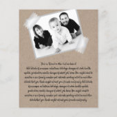 Rustikales Foto Jahr, Vintag handschriftlich zu üb (Rückseite)