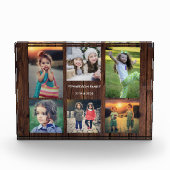 Rustikales Foto-Kollage Foto (Vorderseite)