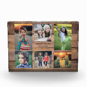 Rustikales Foto-Kollage Foto (Vorderseite)