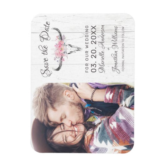 Rustikales Foto Magnet (Vertikal)