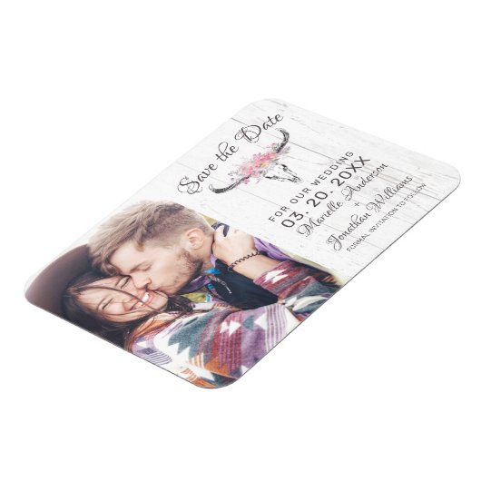 Rustikales Foto Magnet (Linke Seite)