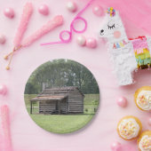 Rustikales Foto Pappteller (Party)