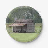 Rustikales Foto Pappteller (Vorderseite)