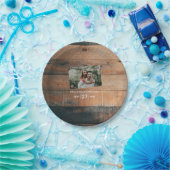 Rustikales Foto Pappteller (Party)