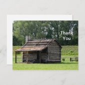 Rustikales Foto Postkarte (Vorne/Hinten)