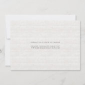 Rustikales Foto Save The Date (Rückseite)