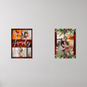 Rustikales Foto Weihnachten Mauer Bilderwand Sets (Vorderseite)