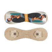 Rustikales Foto zum besten Hund der Welt 2 Baseball (Paneele)