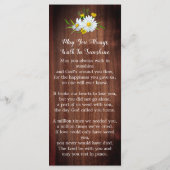 Rustikales Foto zur Beerdigungskarte (Rückseite)