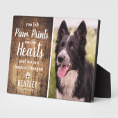 Rustikales Foto zur Erinnerung an Holzpferde Fotoplatte (Seite)