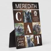 Rustikales Foto zur Holzkatzenkatastrophe Fotoplatte (Seite)