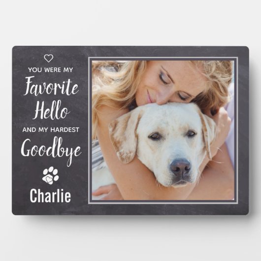 Rustikales Foto zur Personalisierten Begutachtung Fotoplatte (Vorderseite)