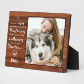 Rustikales Foto zur Personalisierten Begutachtung Fotoplatte (Seite)