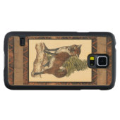 Rustikales Fox Stepping auf einem Baumstamm (Vorderseite (Horizontal))