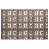 Rustikales Fox Stepping auf einem Baumstamm Stoff (Fat Quarter (45,7 x 55,9 cm))