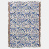 Rustikales französisches Country Blue Toile de Jou Decke (Vorderseite Vertikal)