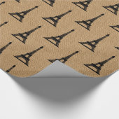 Rustikales französisches geschenkpapier (Ecke)