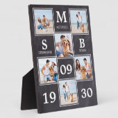 Rustikales, frisch verheiratetes Personalisiertes  Fotoplatte (Seite)