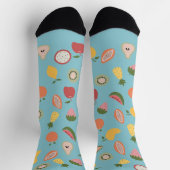 rustikales Fruchtmuster Socken (Oben)