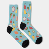 rustikales Fruchtmuster Socken (Rechts)