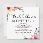 Rustikales Frühlingswasser Brautparty Einladung (Vorderseite)