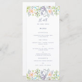 Rustikales Frühstück im Landhausstil Menükarte (Vorne/Hinten)