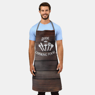 Rustikales Funny Cooking for Men - "Typ Cooking Fo Schürze